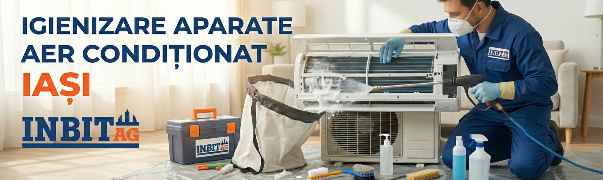 Serviciu de Igienizare Aparat Aer Condiționat (9000 - 12000 BTU)
